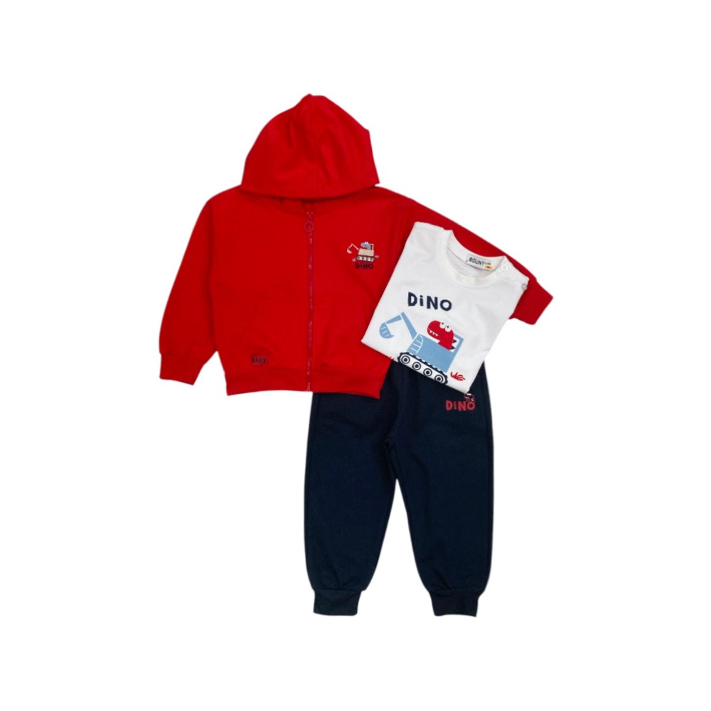 tuta baby felpa leggera 12/36 mesi