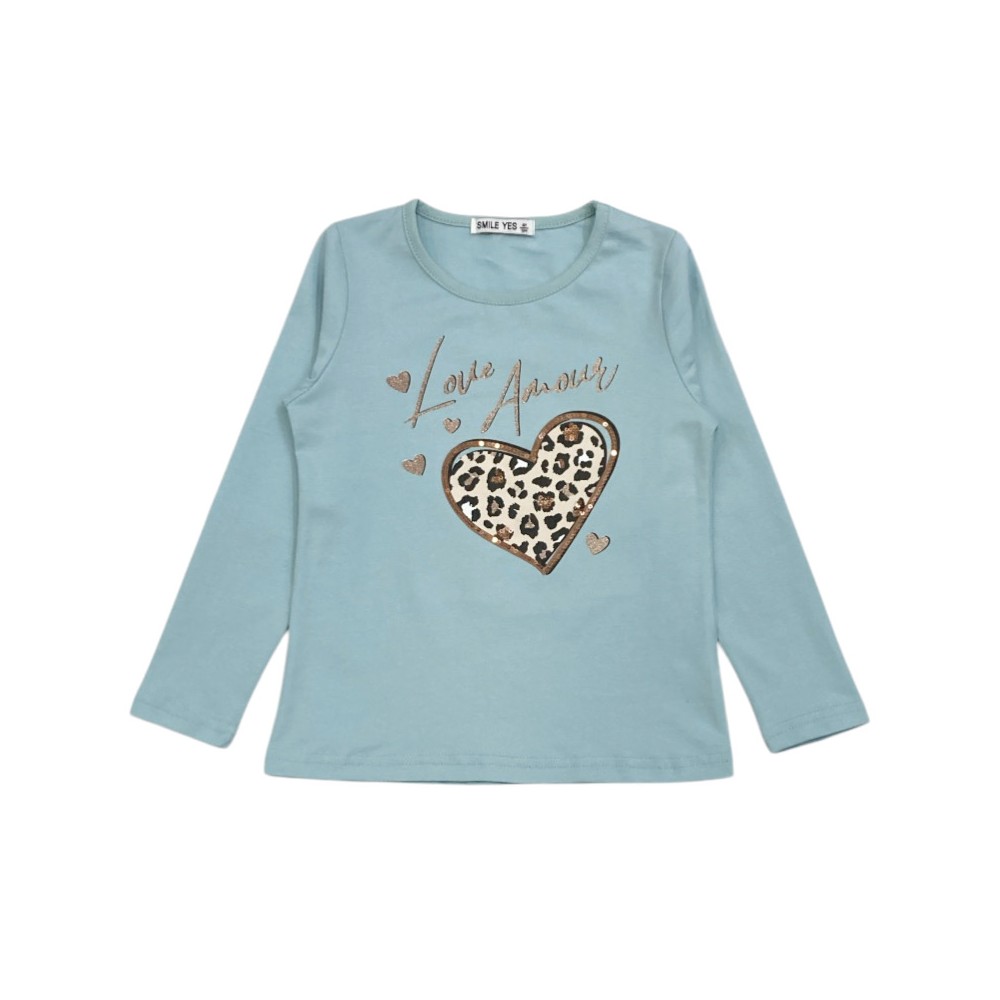 t-shirt girl jersey 4/12 anni