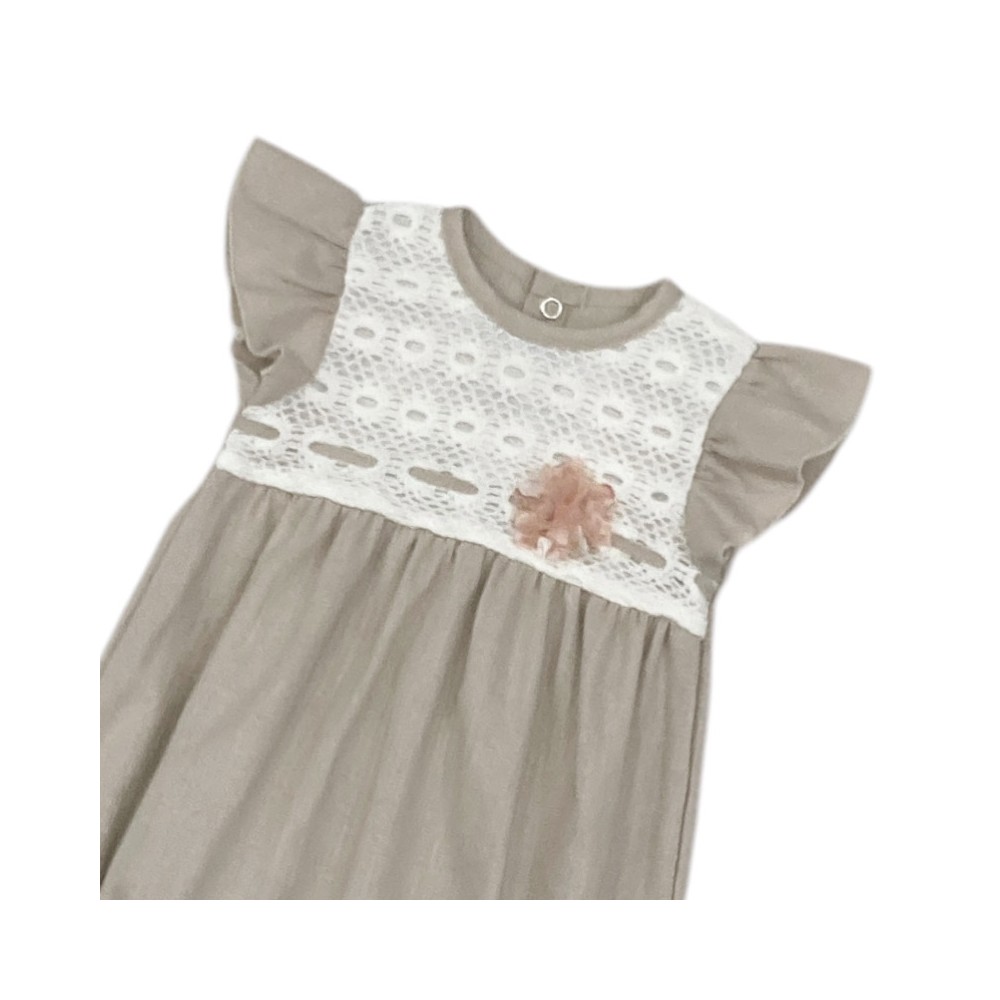 pagliaccetto neonata lino