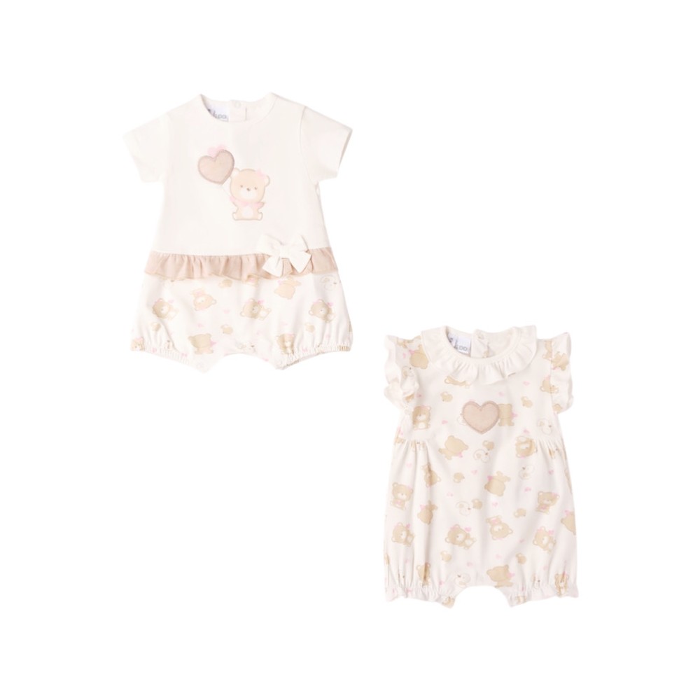 set 2 pezzi pagliaccetti jersey