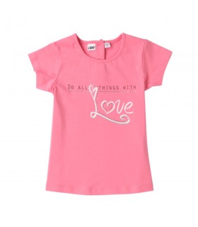 t-shirt girl jersey 3/8 anni