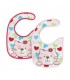 set 6 pezzi bavaglini spugna plastificata