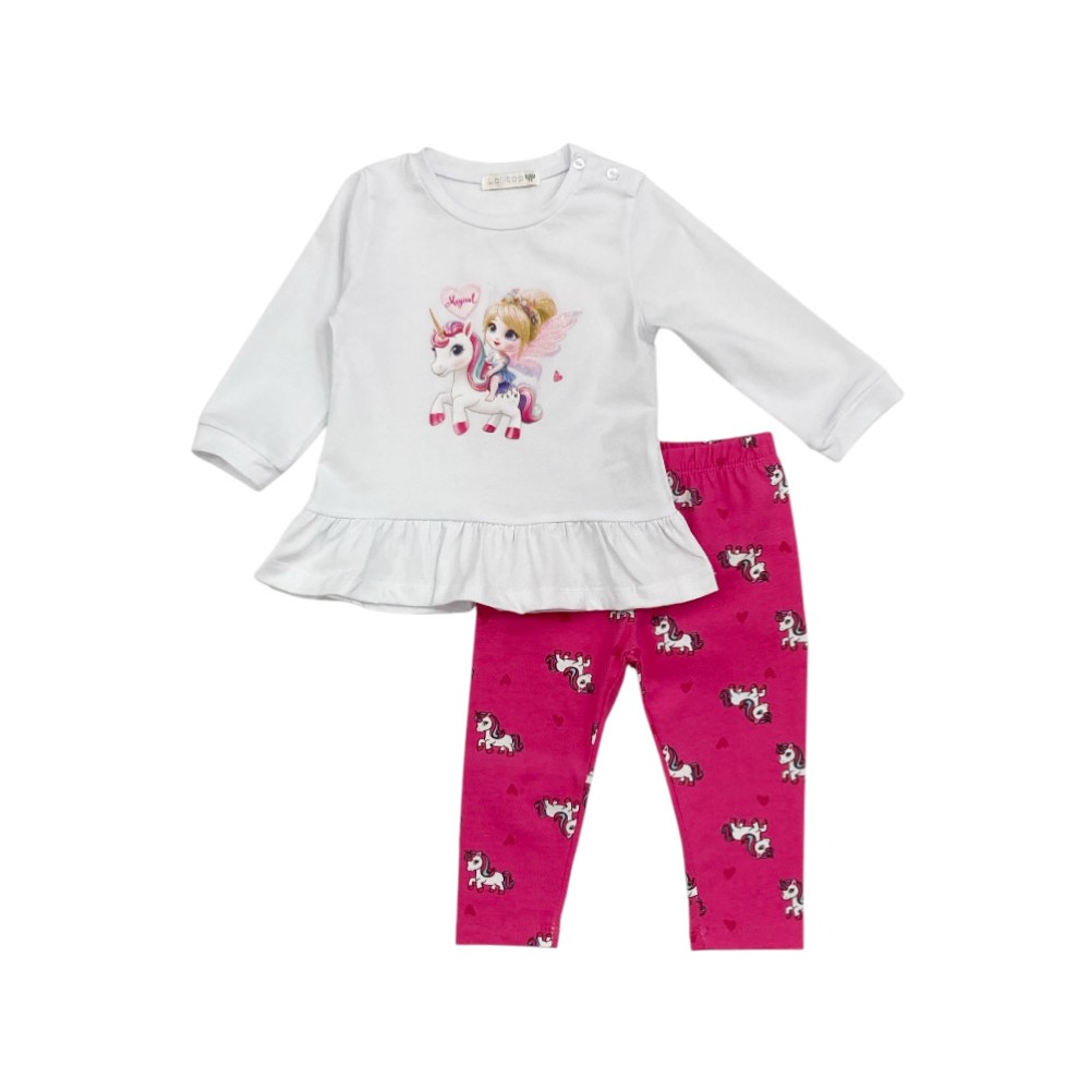 completo baby jersey 3/6-12/18 mesi