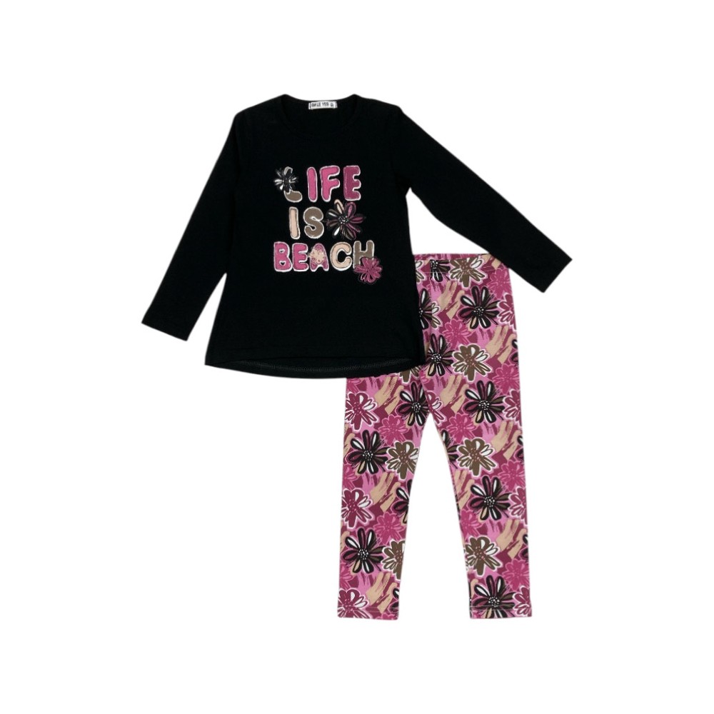 completo girl jersey 4/12 anni