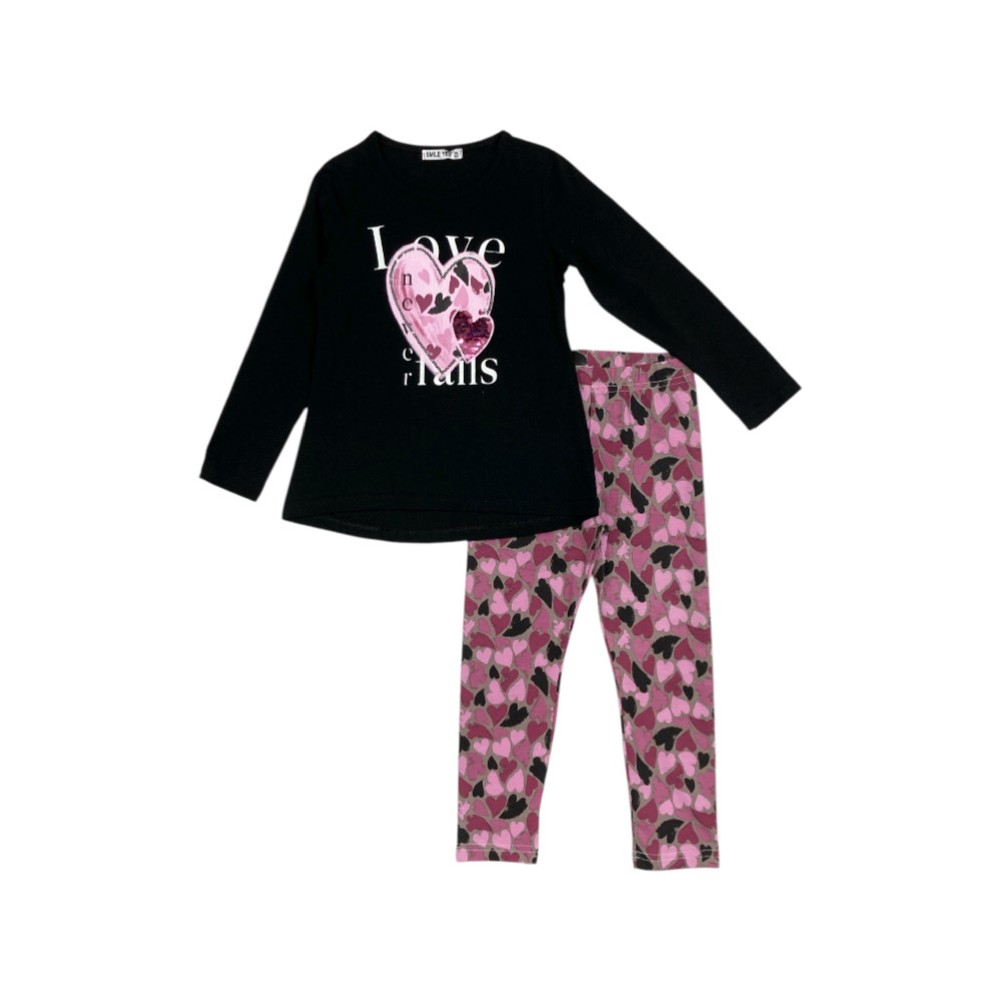 completo girl jersey 4/12 anni