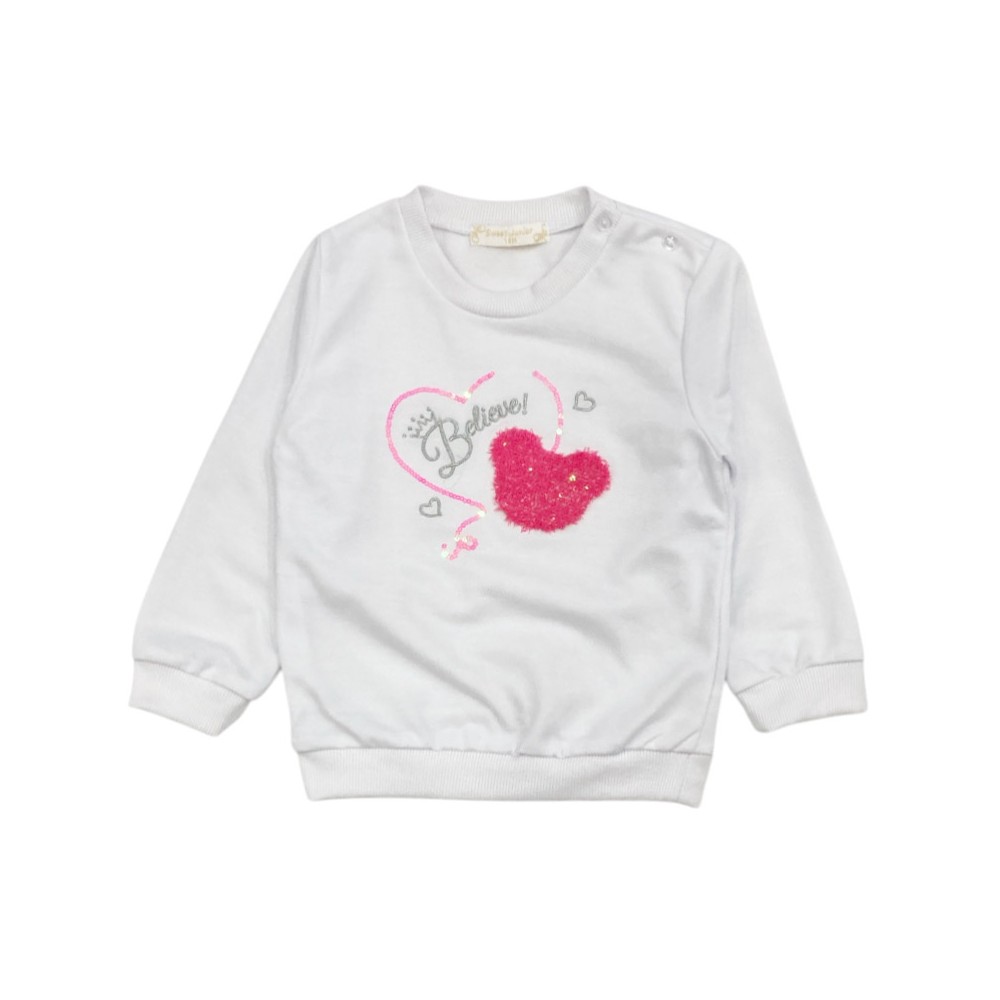 tuta baby felpa leggera 12/36 mesi