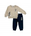 tuta baby felpa leggera 12/36 mesi