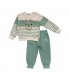 tuta baby felpa leggera 12/36 mesi