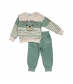 tuta baby felpa leggera 12/36 mesi