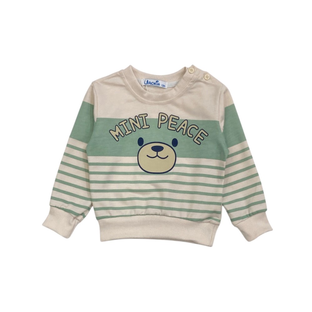 tuta baby felpa leggera 12/36 mesi