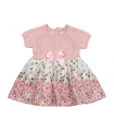 vestina baby a fiori 3/24 mesi