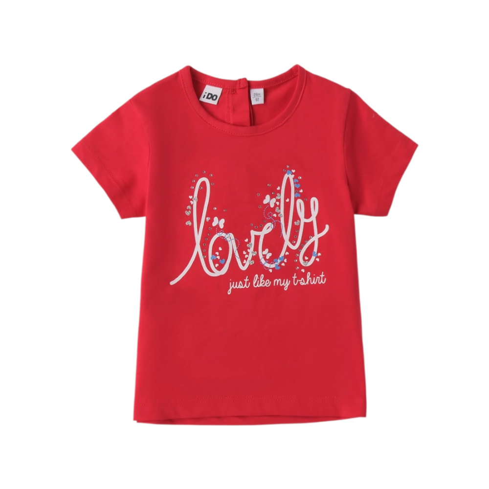 t-shirt girl jersey 3/8 anni