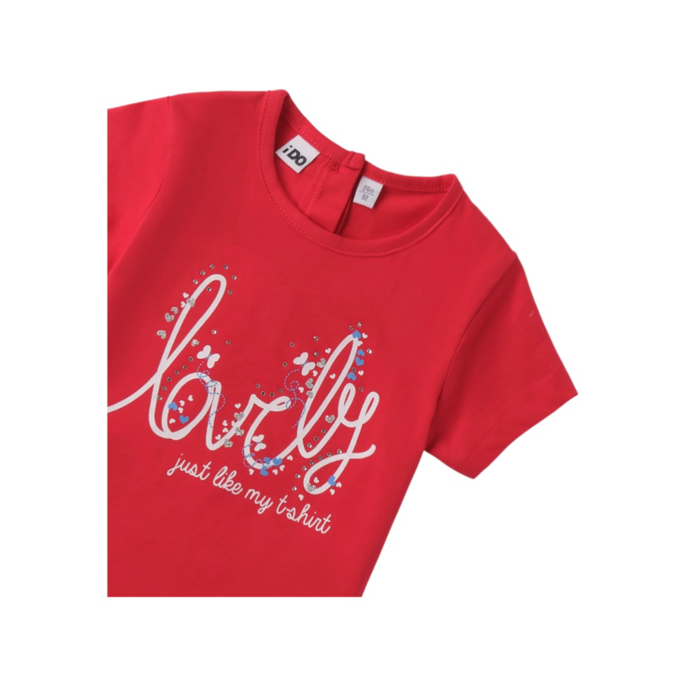 t-shirt girl jersey 3/8 anni