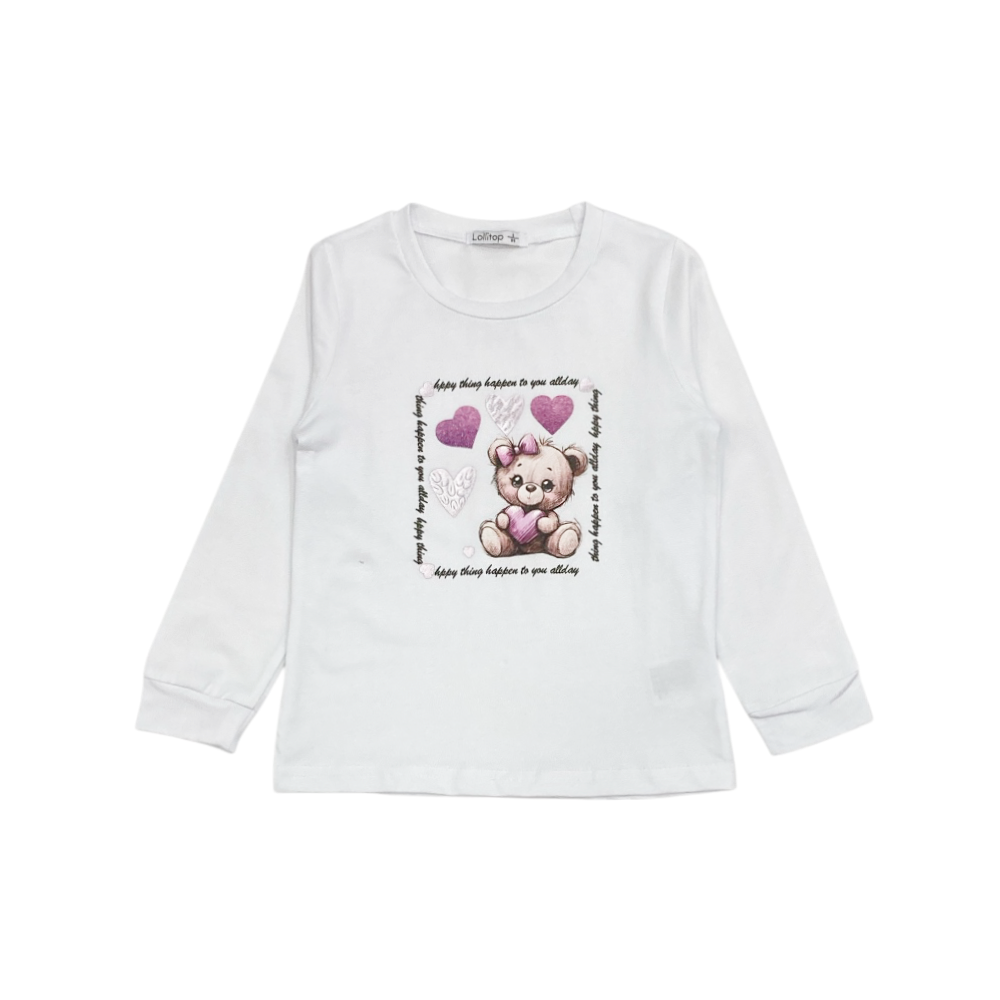 t-shirt girl jersey 3/7 anni