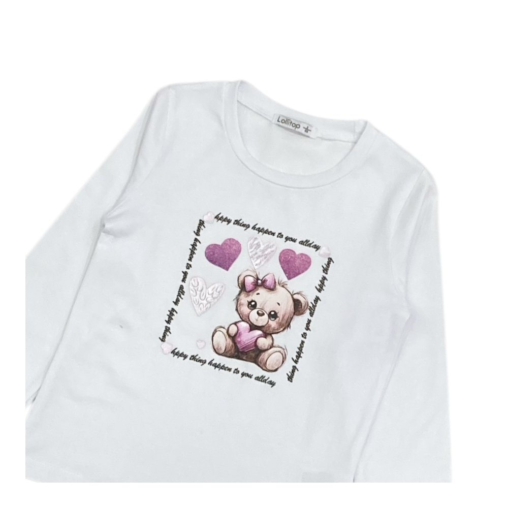 t-shirt girl jersey 3/7 anni