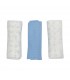 set 3 pezzi mussole cotone