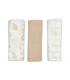 set 3 pezzi mussole cotone