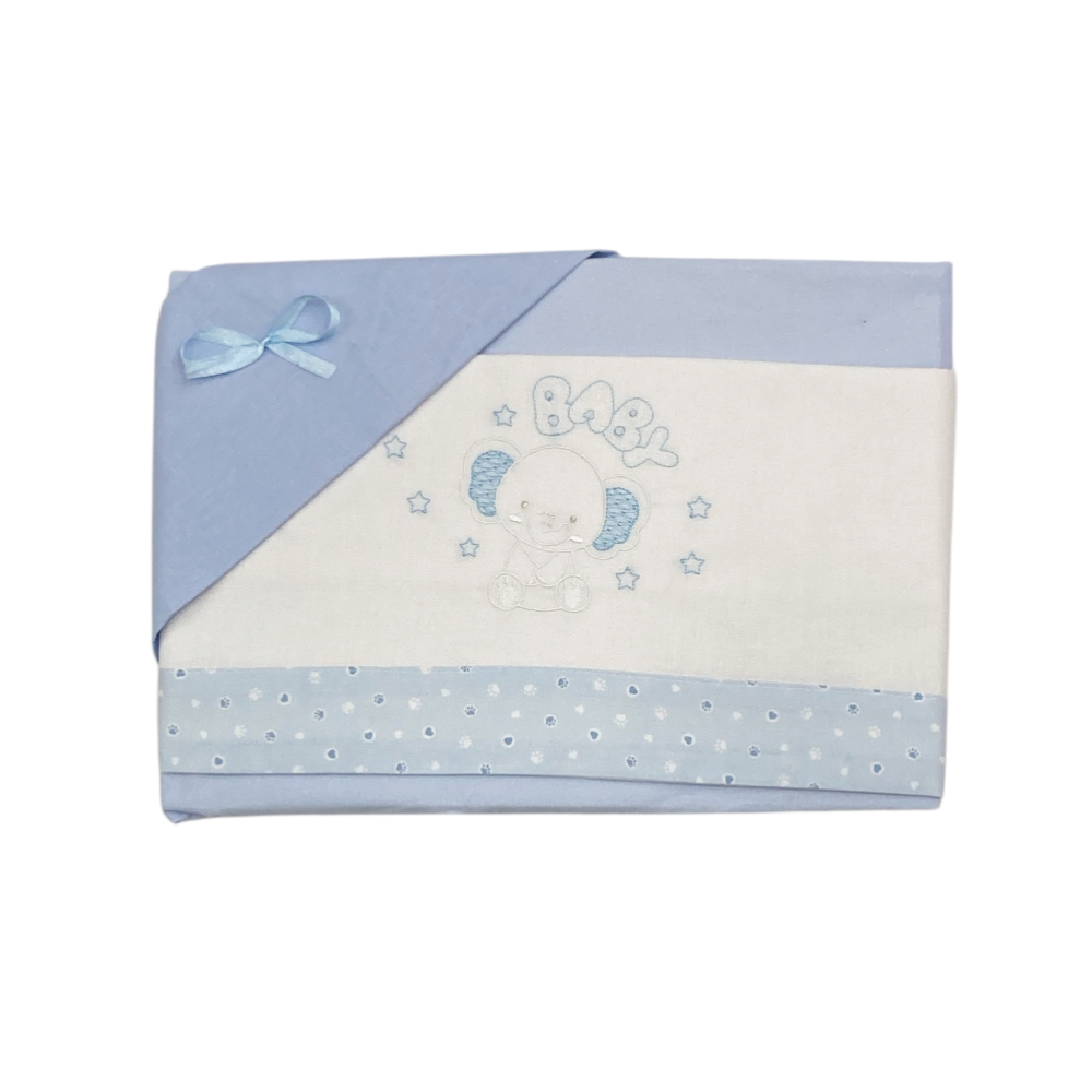 set lenzuolini carrozzina cotone