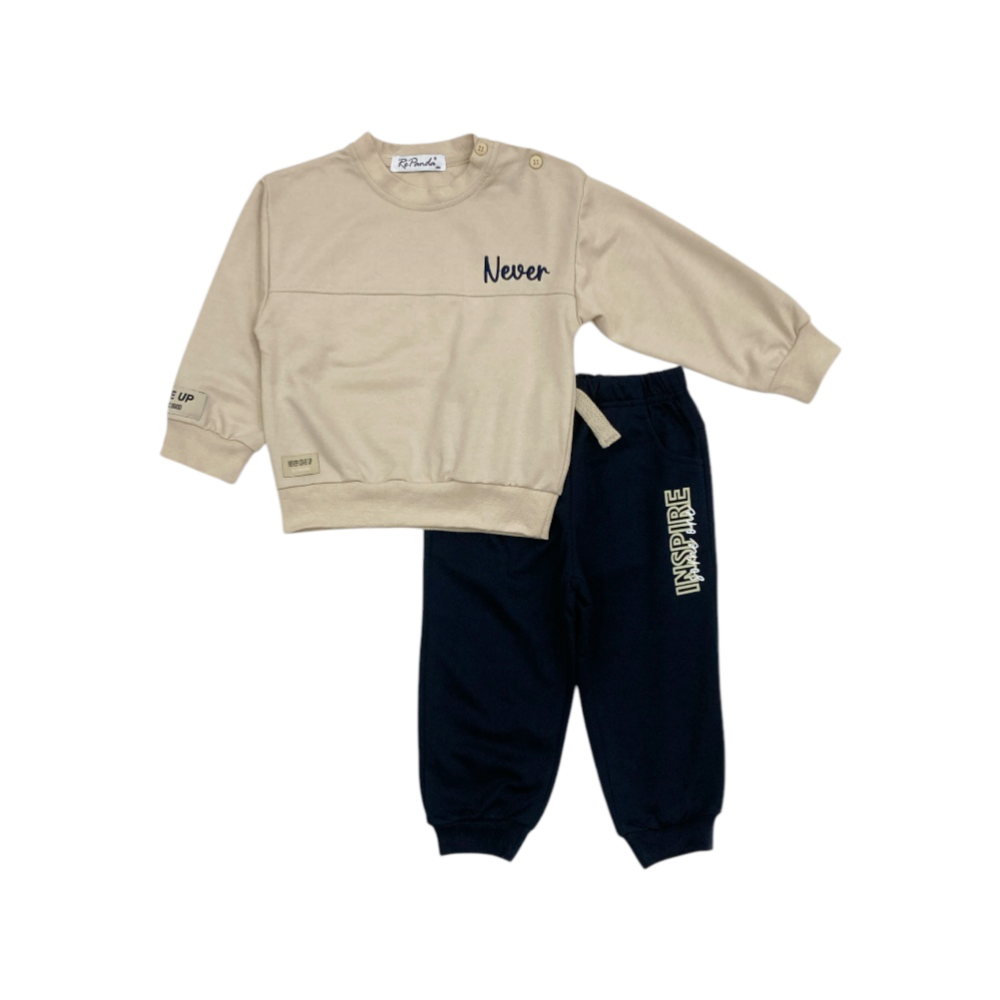 tuta baby felpa leggera 12/36 mesi