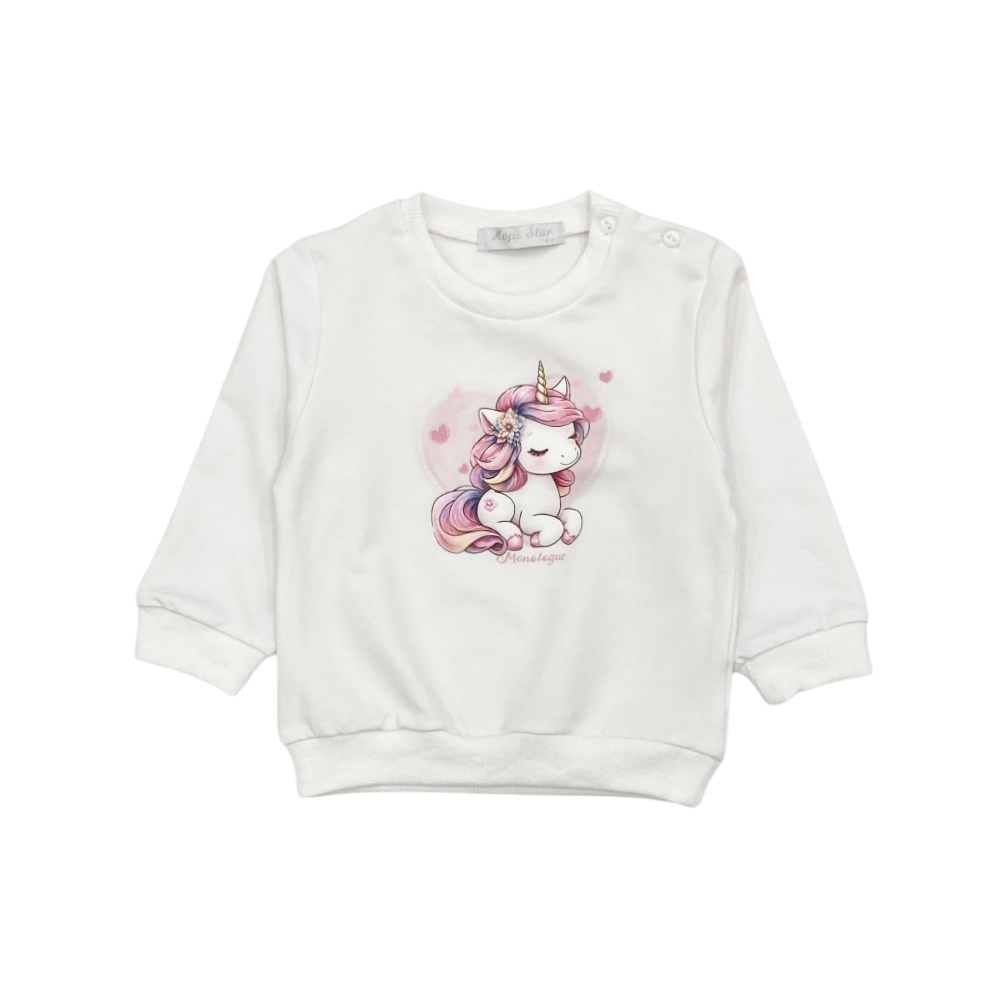 tuta baby felpa leggera 12/36 mesi
