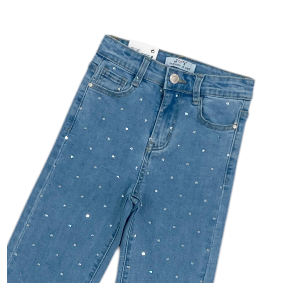 jeans girl con brillantini 4/14 anni