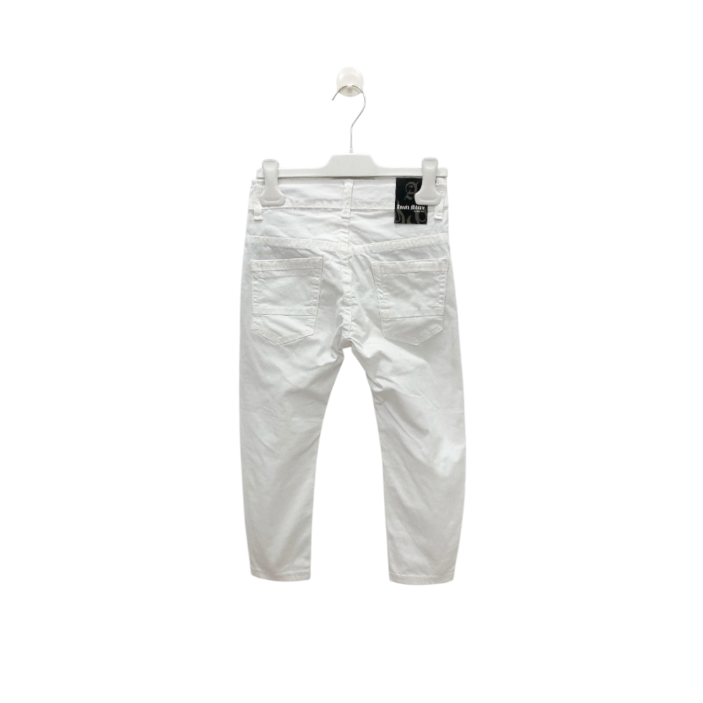 pantaloni boy 5 tasche cotone 4/14 anni