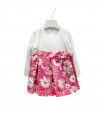 vestina baby a fiori 12/36 mesi