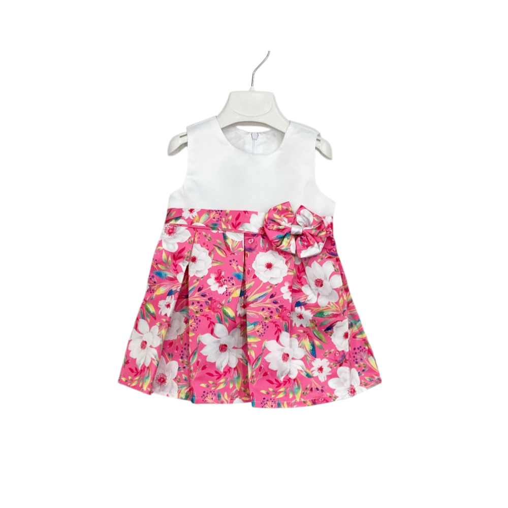 vestina baby a fiori 12/36 mesi