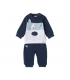 tuta baby felpa leggera 3/9 mesi