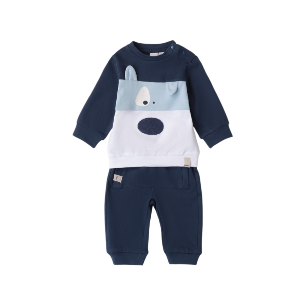 tuta baby felpa leggera 3/9 mesi