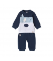 tuta baby felpa leggera 3/9 mesi