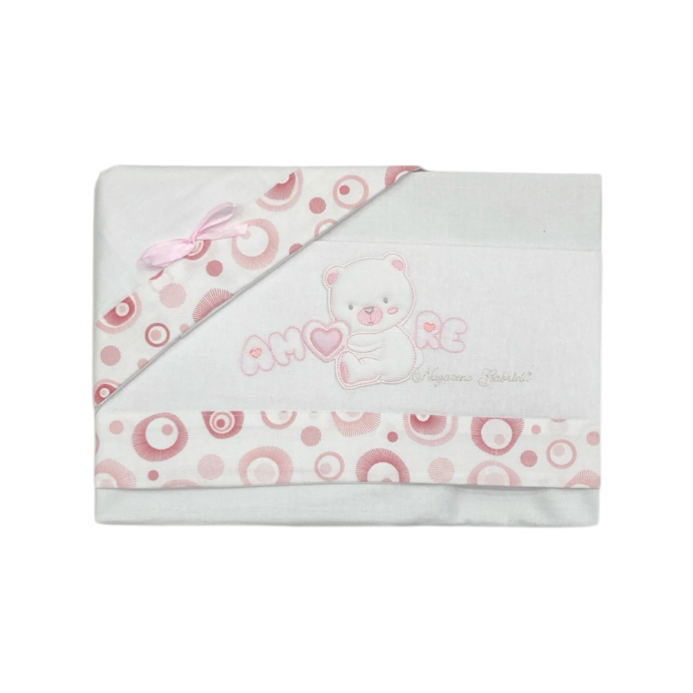 set lenzuolini carrozzina cotone