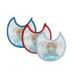 set 6 pezzi bavaglini neonato