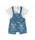 completo baby salopette 3/18 mesi