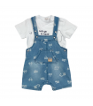 completo baby salopette 3/18 mesi