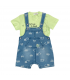 completo baby salopette 3/18 mesi