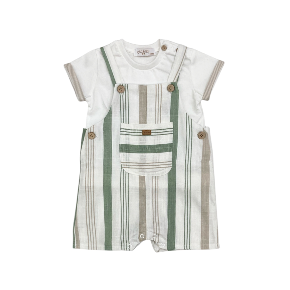 completo baby salopette 3/18 mesi