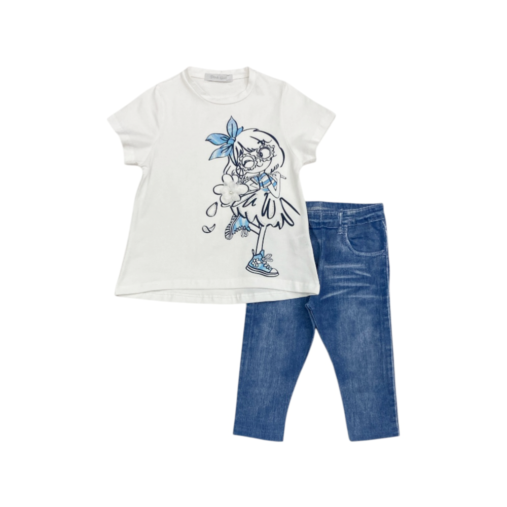 completo girl jersey 3/8 anni