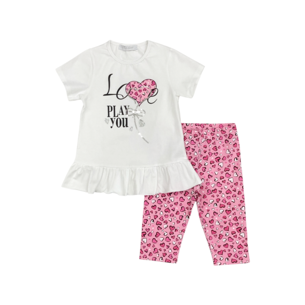 completo girl jersey 4/12 anni