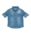 camicia jeans boy 3/8 anni