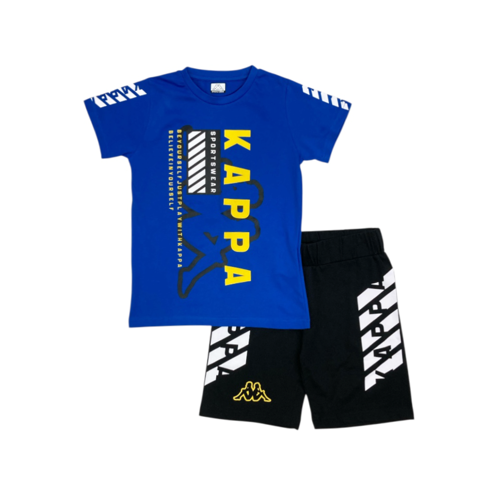 completo corto boy jersey 8/16 anni