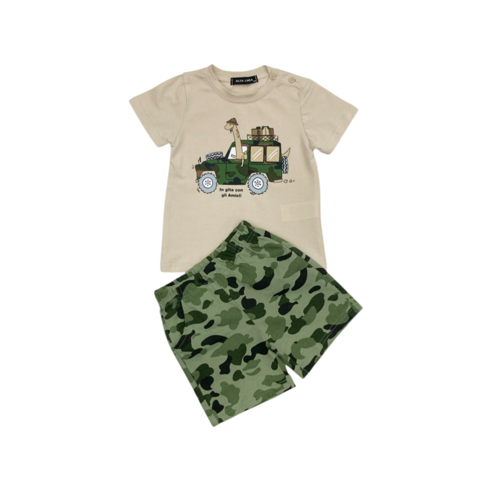 completo corto baby jersey 12/36 mesi
