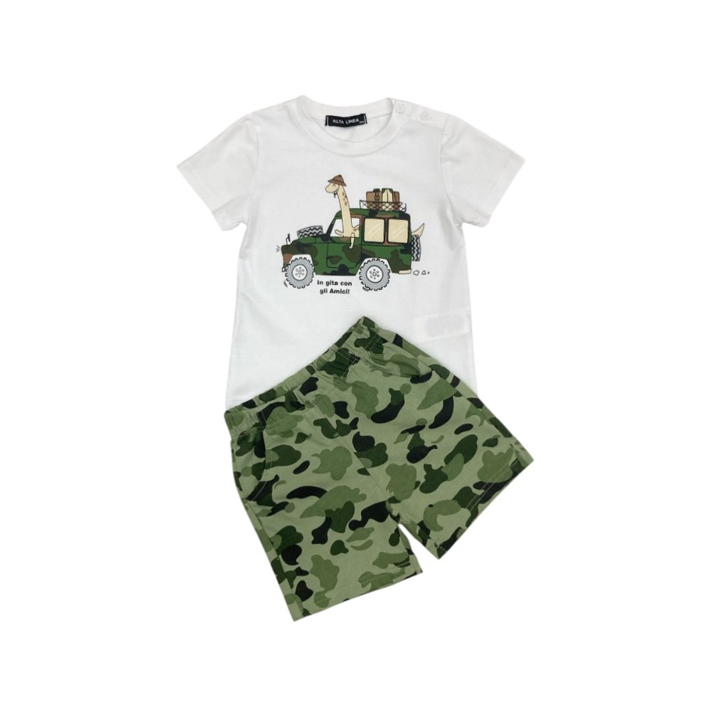 completo corto baby jersey 12/36 mesi