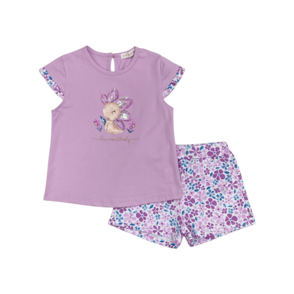 completo corto baby jersey 12/36 mesi