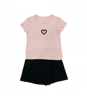 completo corto girl jersey 4/12 anni