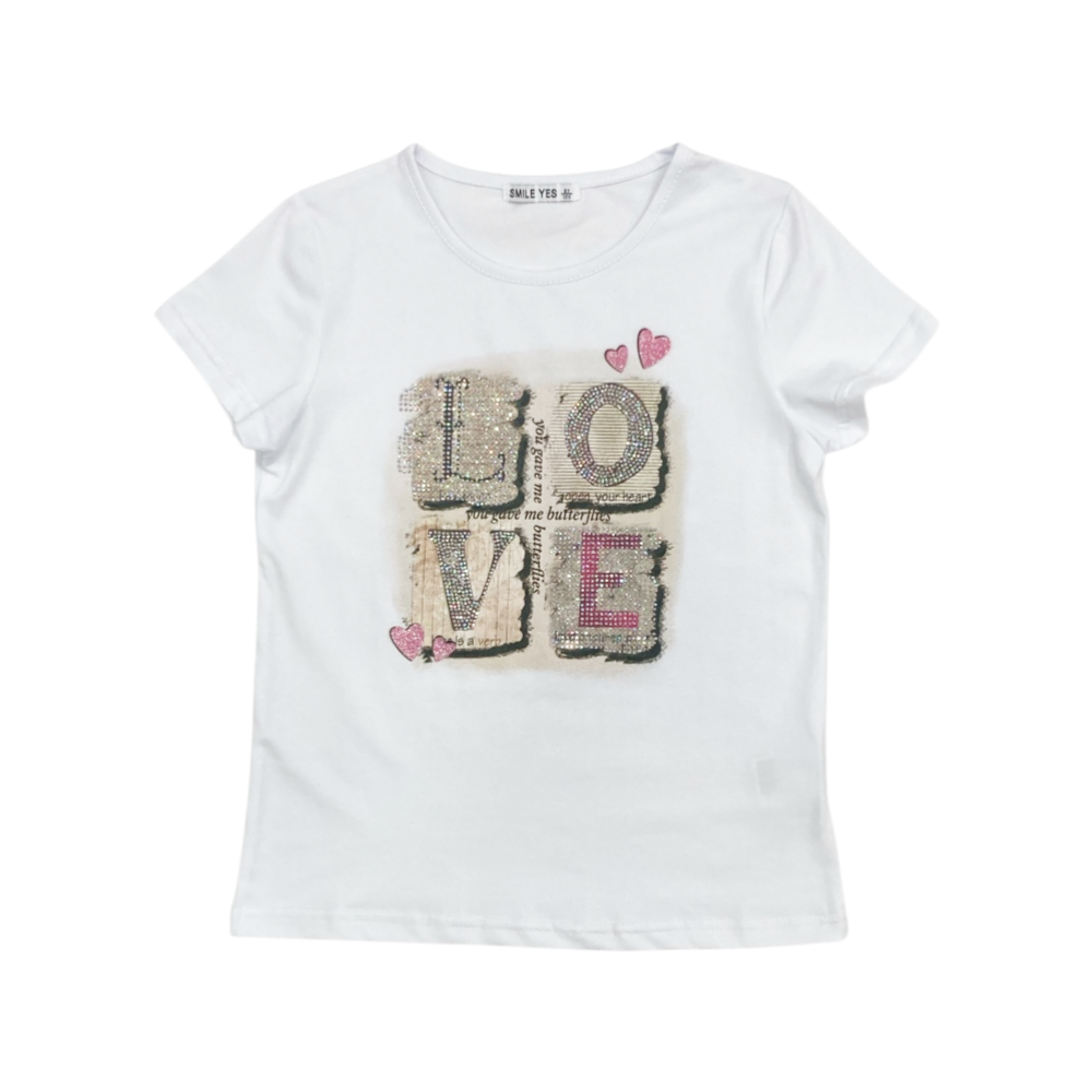 t-shirt girl jersey 8/16 anni