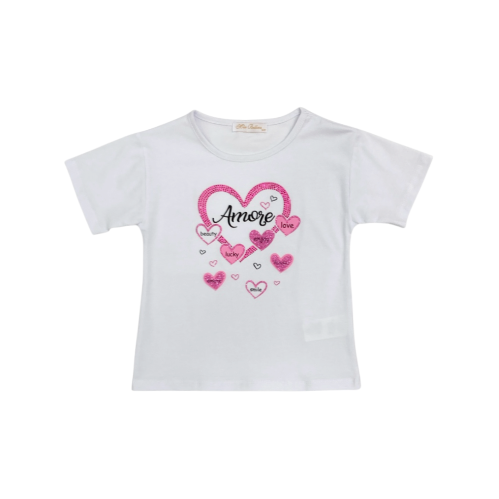 completo corto girl jersey 3/4-7/8 anni