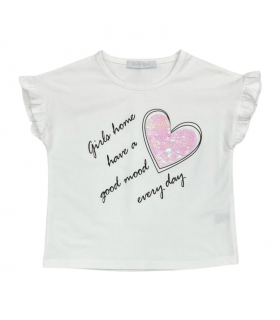 t-shirt girl jersey 4/12 anni