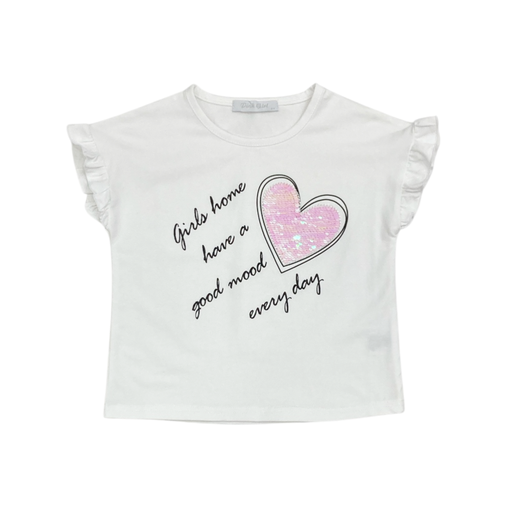 t-shirt girl jersey 4/12 anni