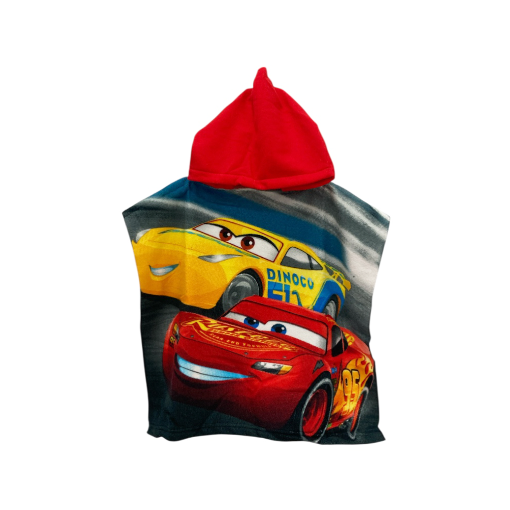 poncho baby spugna cars